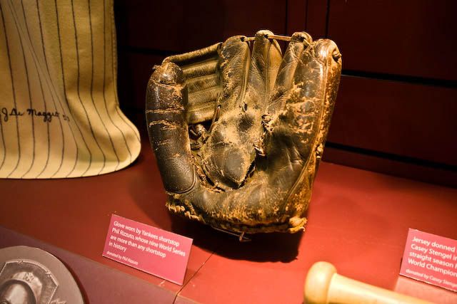 Phil Rizzuto's baseball glove.